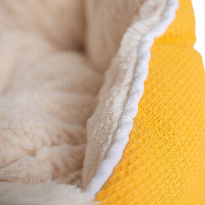 Gold Waffle and White Cat Dog Bed, , alternate image number 7