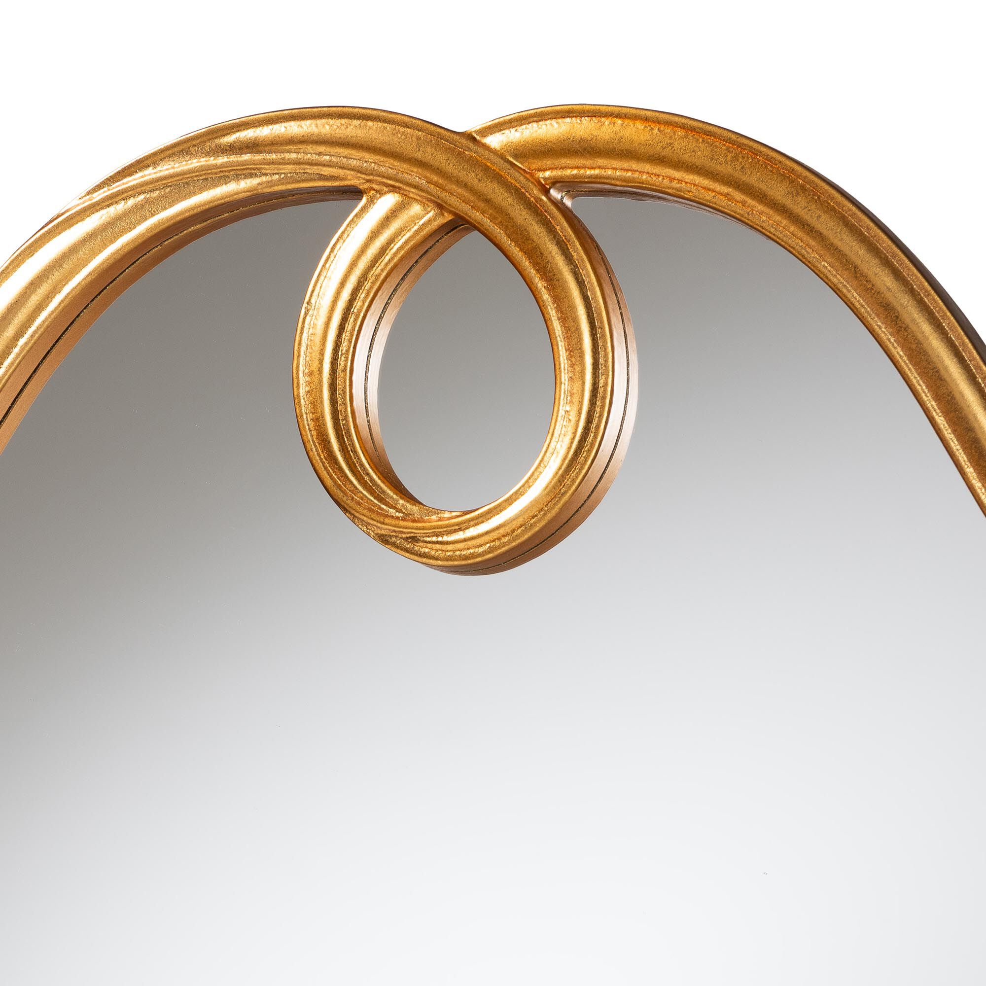 Elian Gold Wall Mirror, GOLD, alternate image number 2