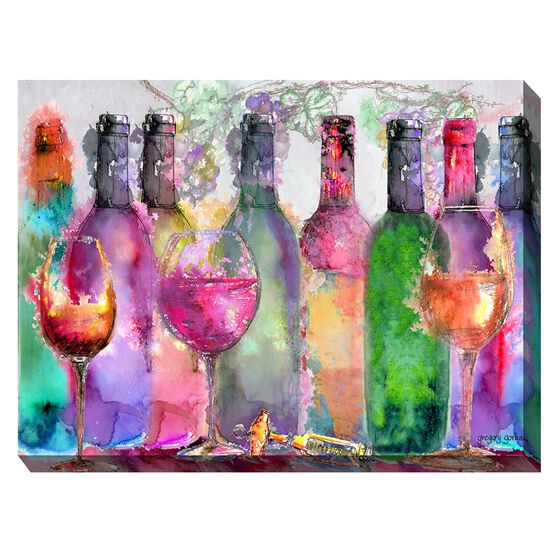 TASTING ROOM OUTDOOR ART 40X30, MULTI, hi-res image number null