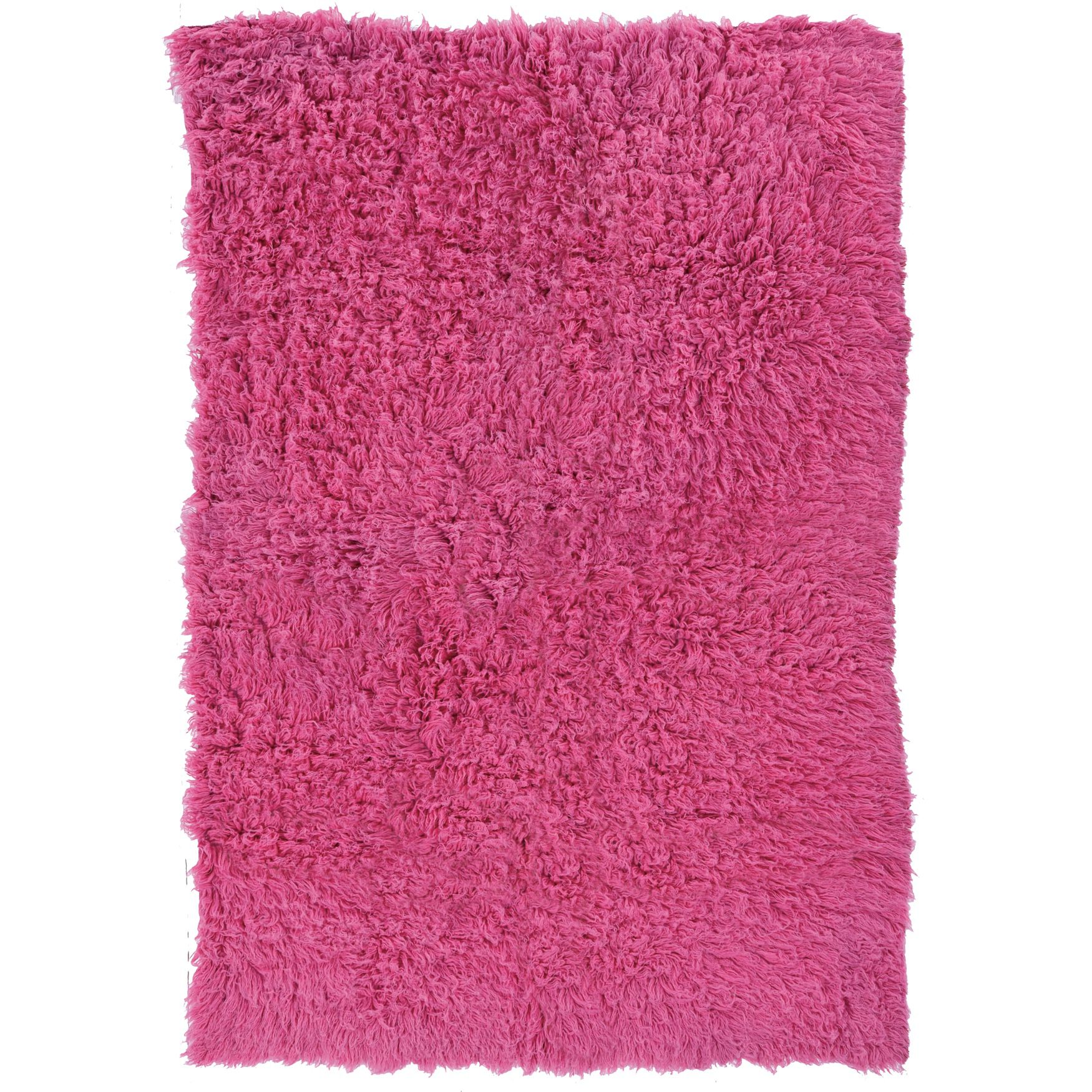 Flokati Fushcia Rug, FUSCHIA, hi-res image number 0