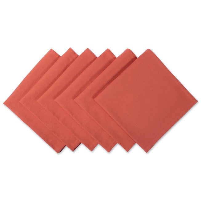 Spice Napkin, Set of 6, ORANGE, hi-res image number null