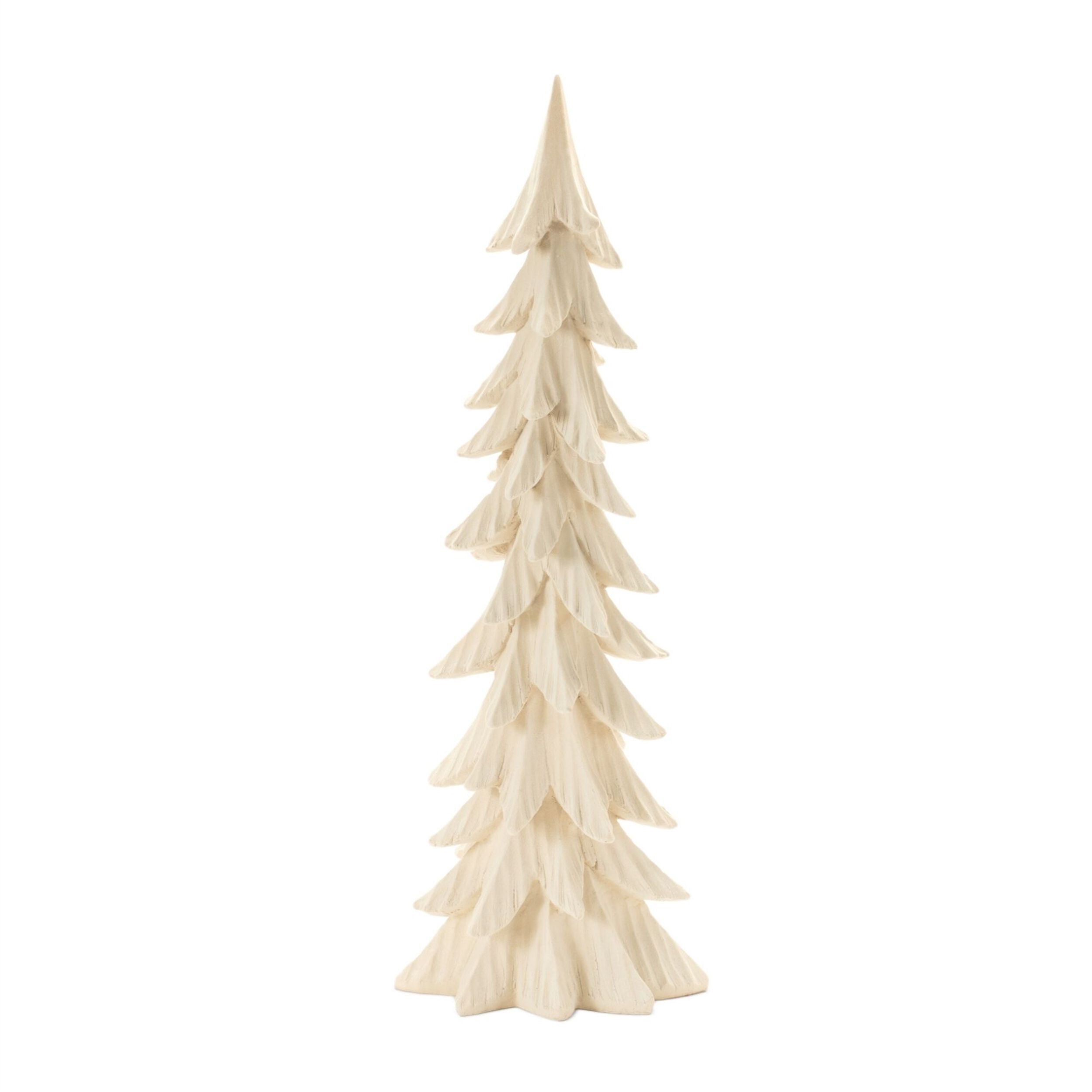 Velvet Pine Tree (Set of 3), BEIGE, alternate image number 3
