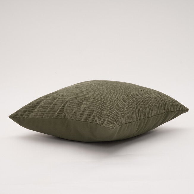 Opulence Chenille Stripes Square Pillow, , on-hover image number null