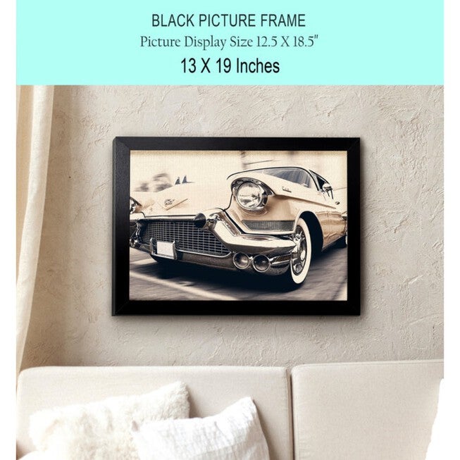 Black Wood Picture Frame With Polished Plexiglass, , on-hover image number null