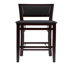 Keira Pad Back Folding Bar Stool, ESPRESSO, hi-res image number null