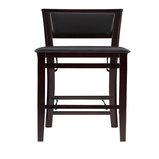Keira Pad Back Folding Bar Stool, ESPRESSO, hi-res image number null