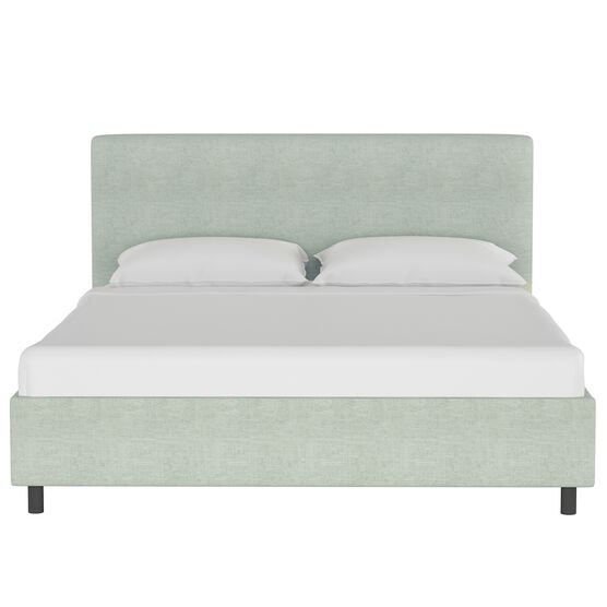 Linen Upholstered Platform Bed, , on-hover image number null