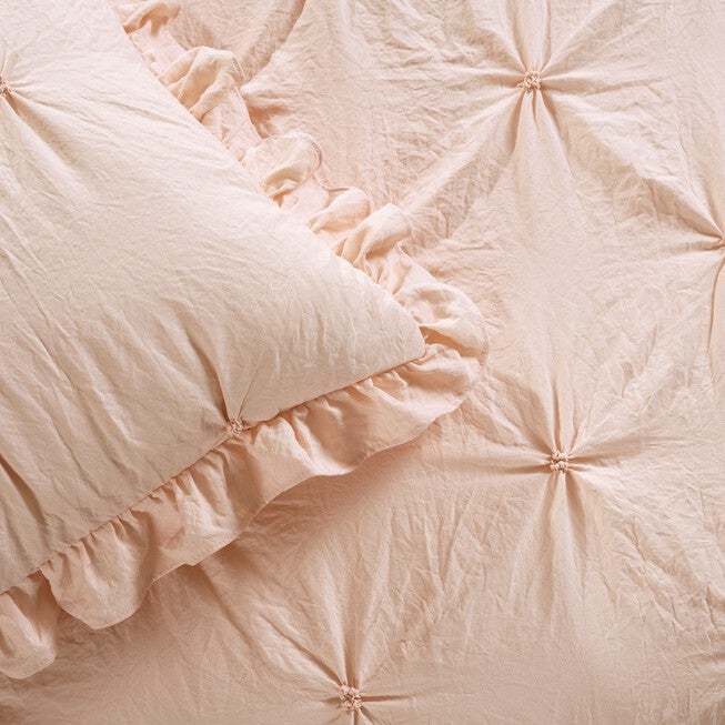 Ravello Pintuck Ruffle Skirt Bedspread 3 Pc Set, , alternate image number 8