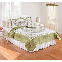 Ava Oversized Embroidered Cotton Quilt