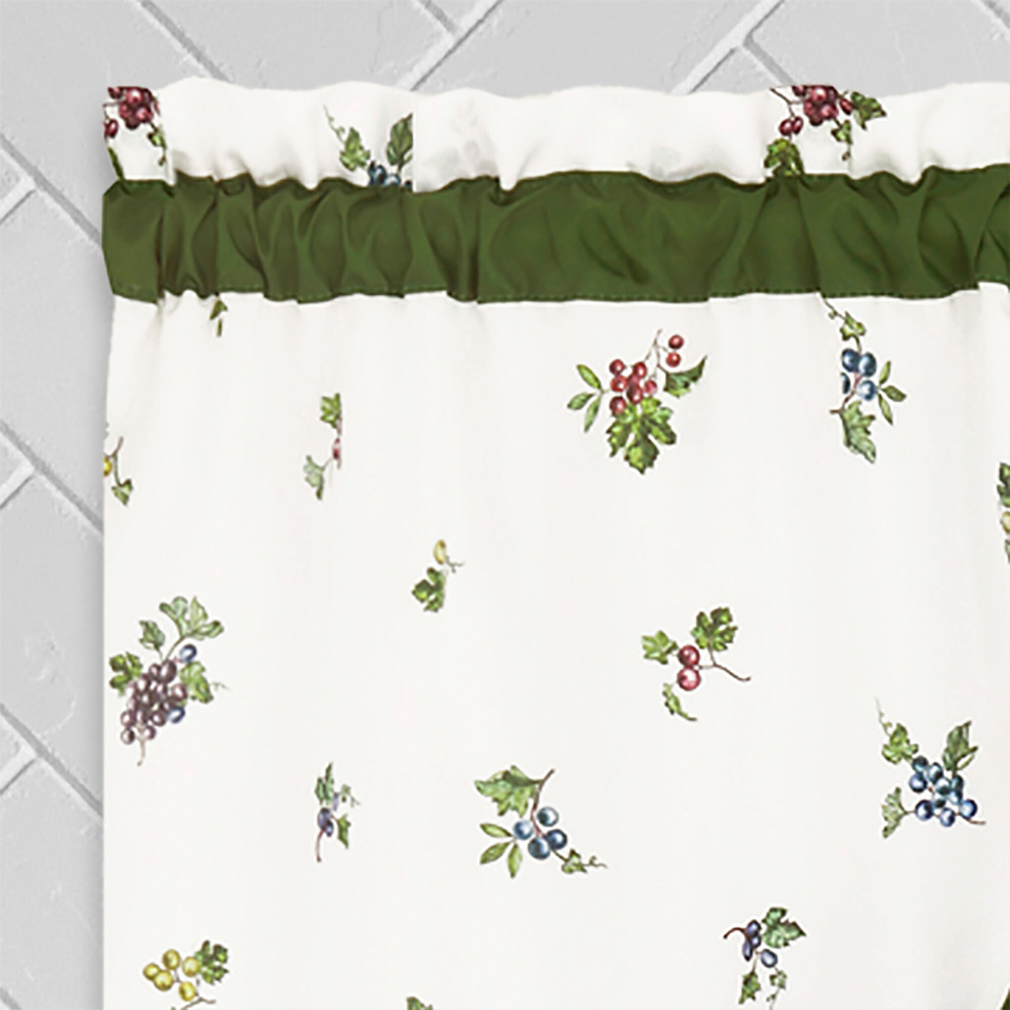 Napa - Printed Tier and Swag Window Curtain Set, MULTI, alternate image number 2