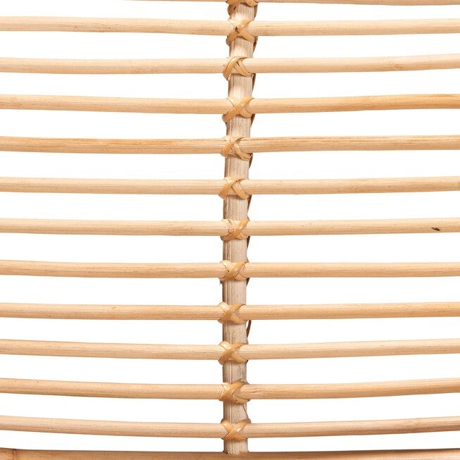 Seminyak Modern Bohemian Natural Rattan Lounge Chair, , alternate image number null