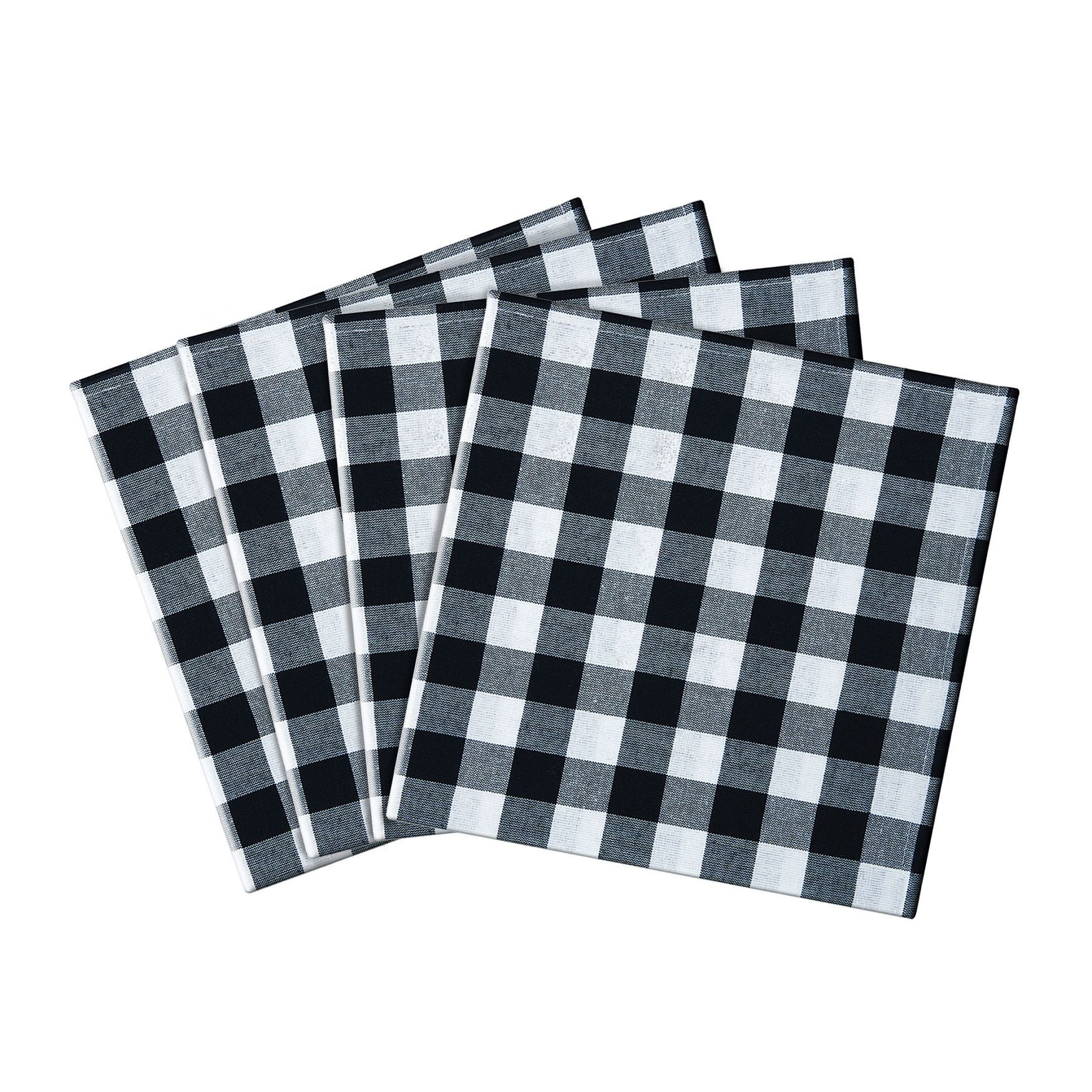 Buffalo Check Dinner Table Napkins Set of Four, , alternate image number 5