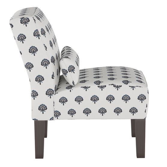 Block Paisley Armless Chair, , alternate image number null