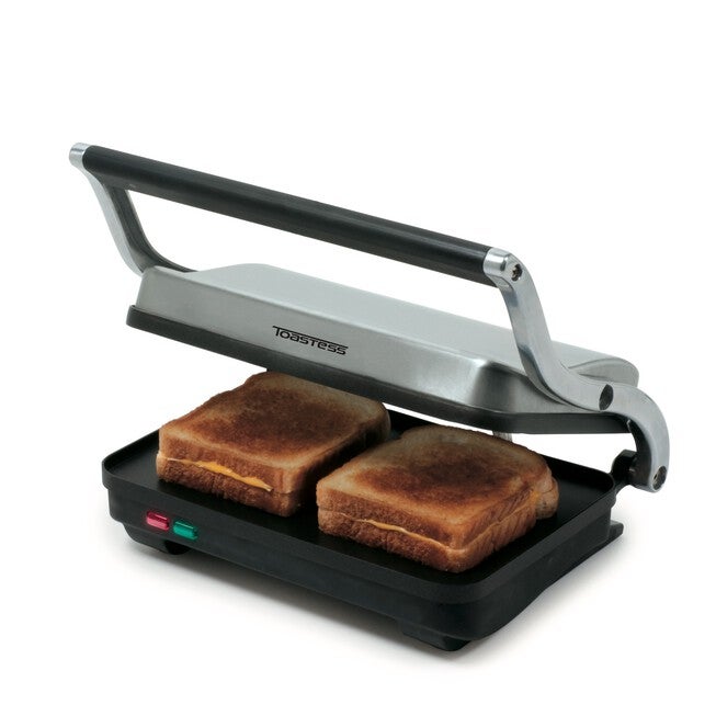 Stainless Steel Sandwich Grill, STAINLESS STEEL, hi-res image number null