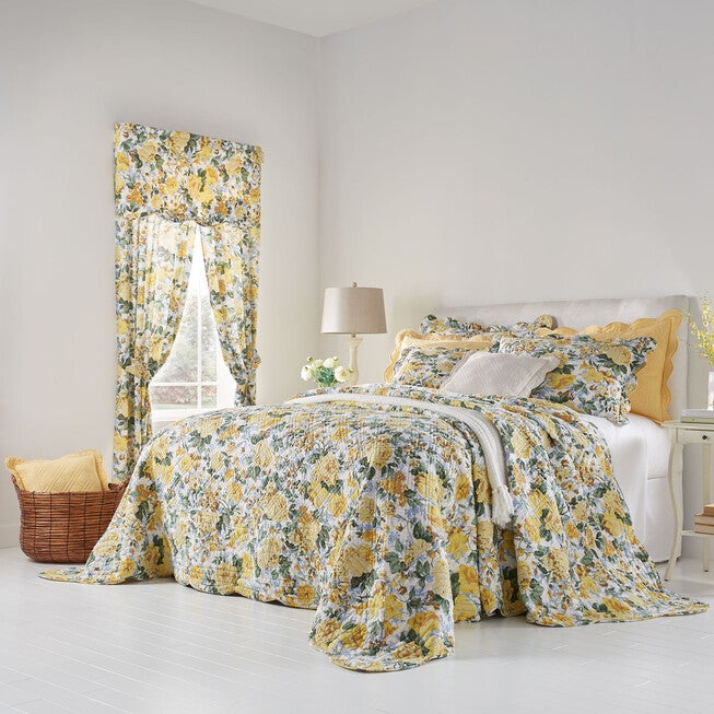 Florence Oversized Bedspread, FLORAL MULTI, hi-res image number null