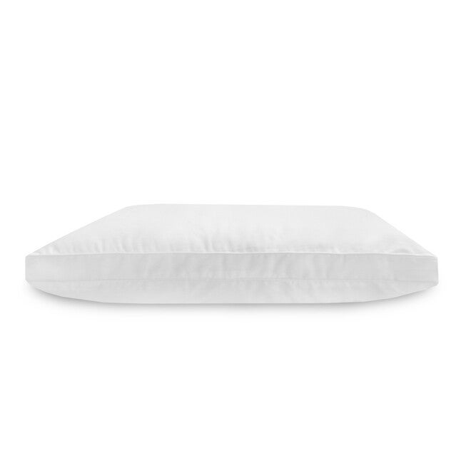 SensorPEDIC Low Profile Jumbo Fiber Bed Pillow for Stomach Sleepers - 2 Pack, , alternate image number null