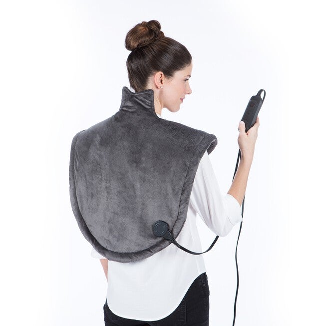 SensorPEDIC Heated Neck and Shoulder Wrap With Digital Controller, , alternate image number null