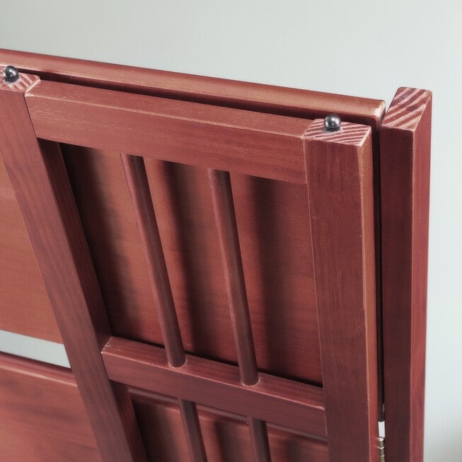 3-Shelf Folding Bookcase 14 inches Wide-Walnut, , alternate image number null