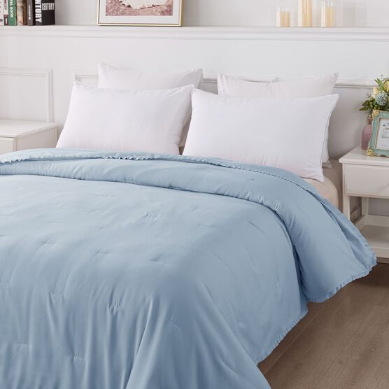 Ruffled Edge Down Alternative Blanket, , alternate image number null