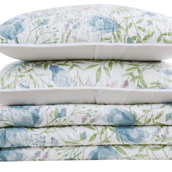 Cottage Classics Field Floral 2 Piece Quilt Set, , alternate image number null