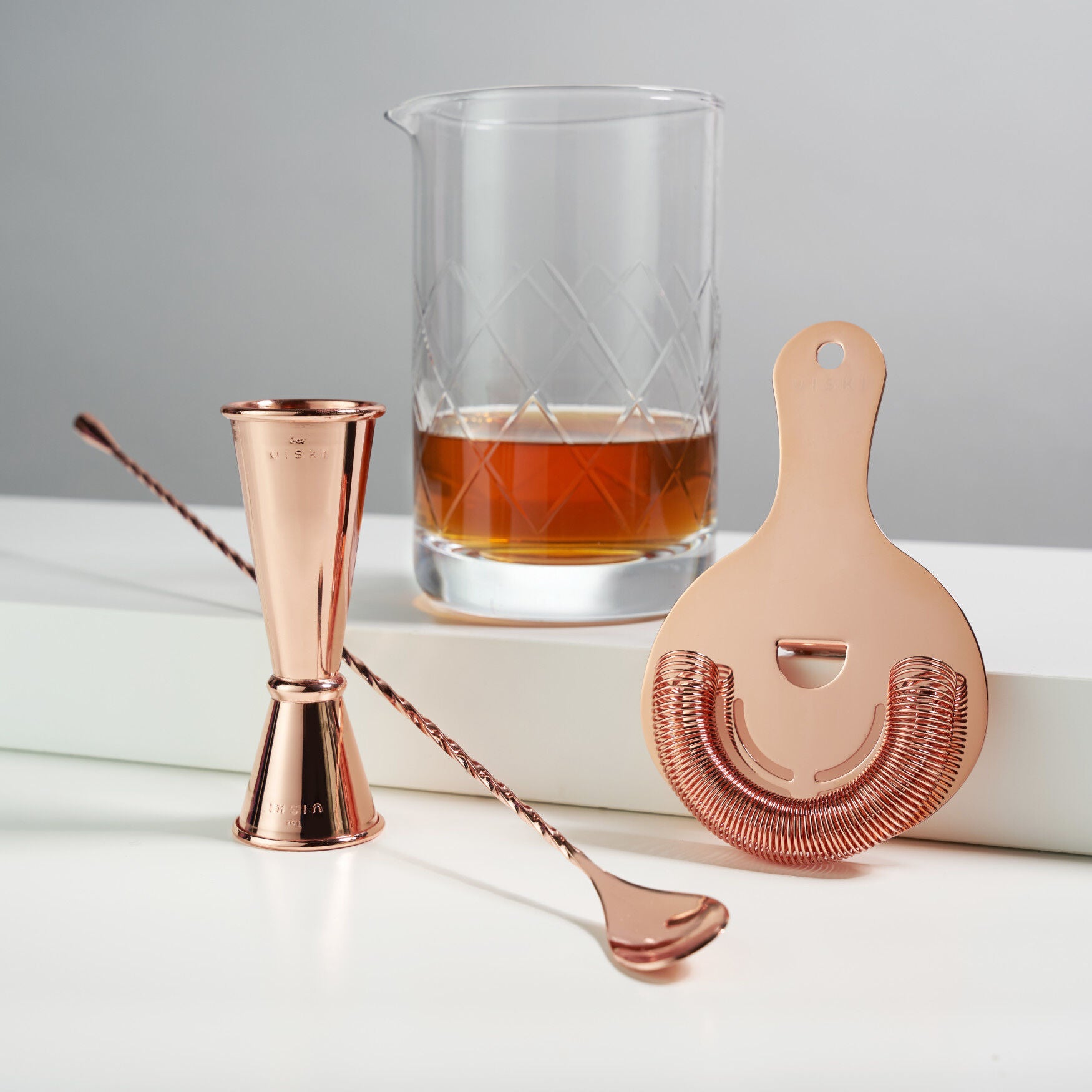 4-Piece Copper Mixologist Barware Set, , on-hover image number 1