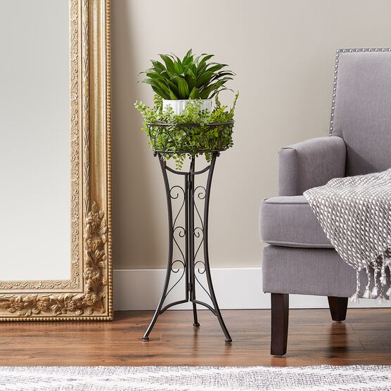 Curlicue Single Plant Stand, , alternate image number null