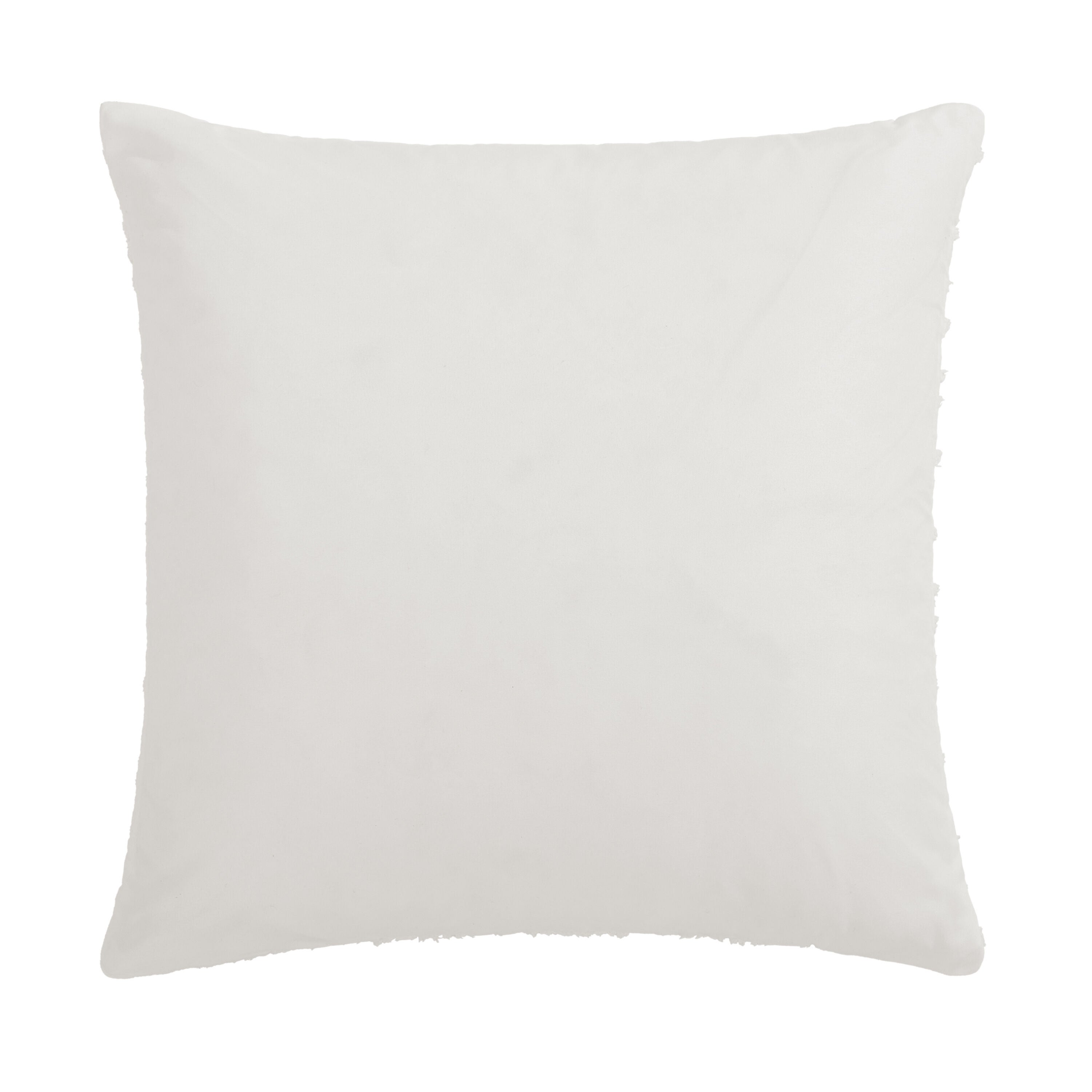 OSLO 20 inches SQUARE DECORATIVE THROW PILLOW, WHITE, on-hover image number 1