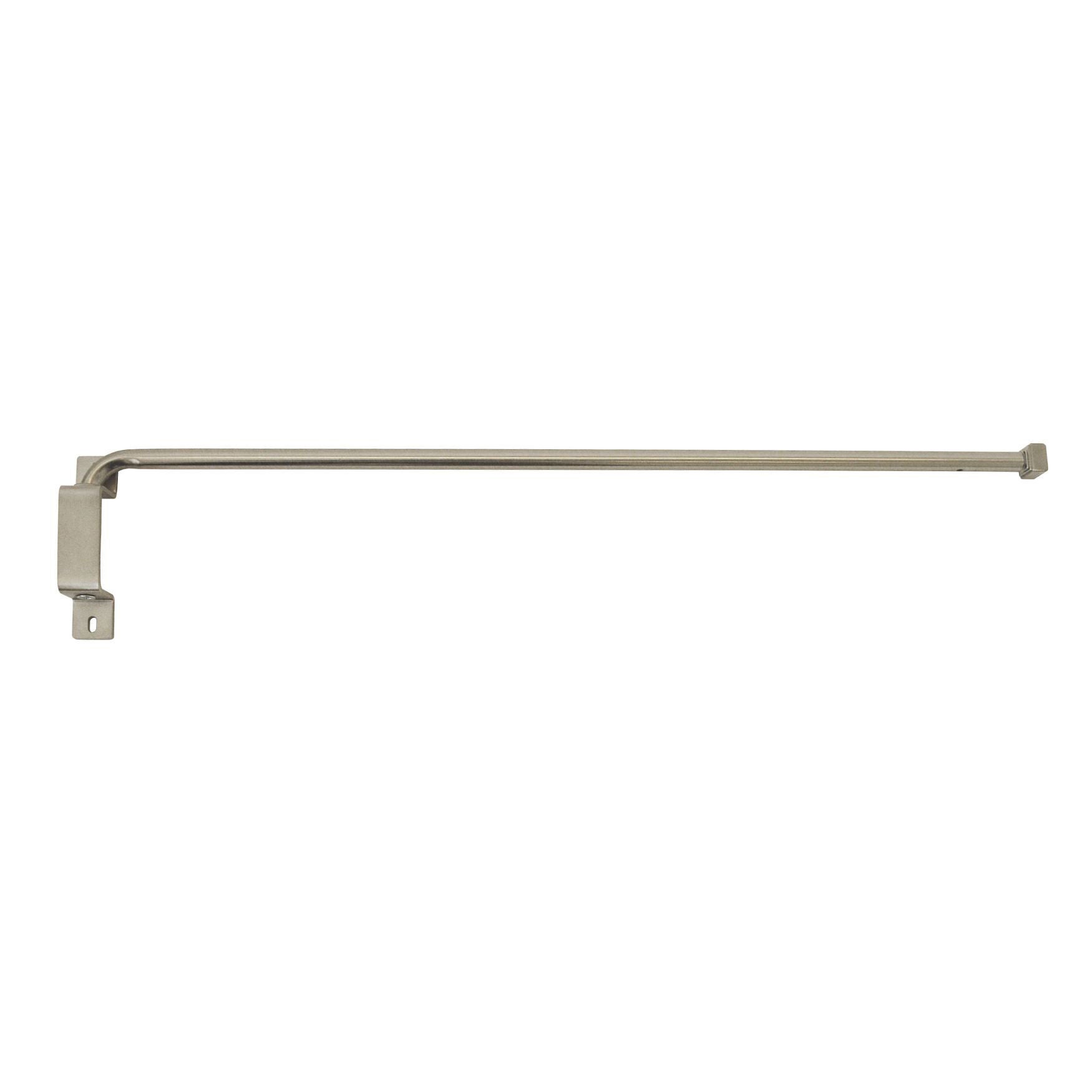 Innovative Swing Arm Curtain Rod - Brent 20-36, BRUSHED NICKEL, hi-res image number 0