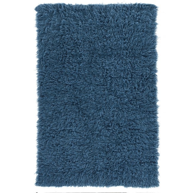 Flokati Denim Blue Rug, DENIM, hi-res image number 0