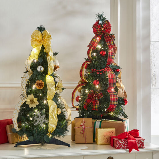 2’H PRE-LIT POP-UP TABLETOP CHRISTMAS TREE, , alternate image number null
