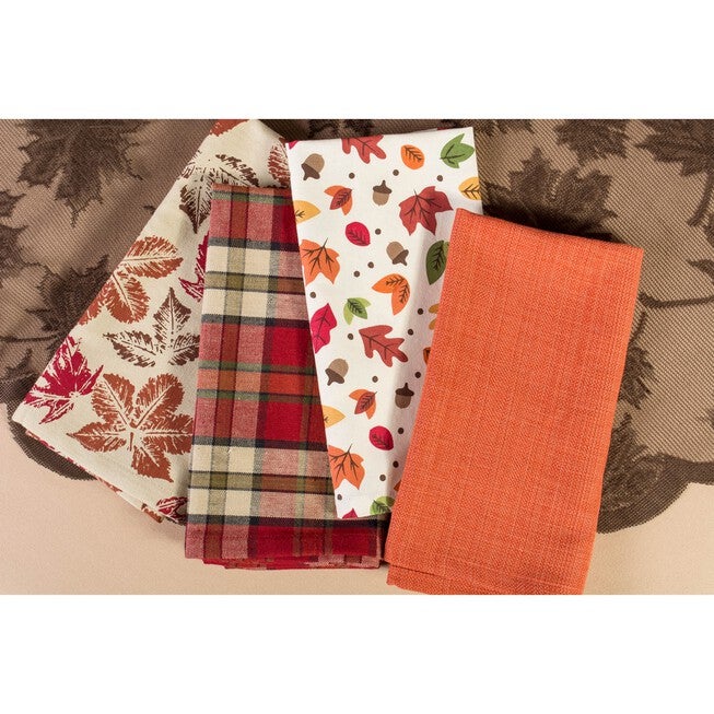 Rustic Leaves Napkin, Set of 6, , alternate image number 2