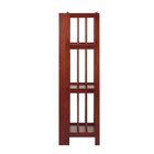3-Shelf Folding Bookcase 14" Wide-Mahogany, , on-hover image number null