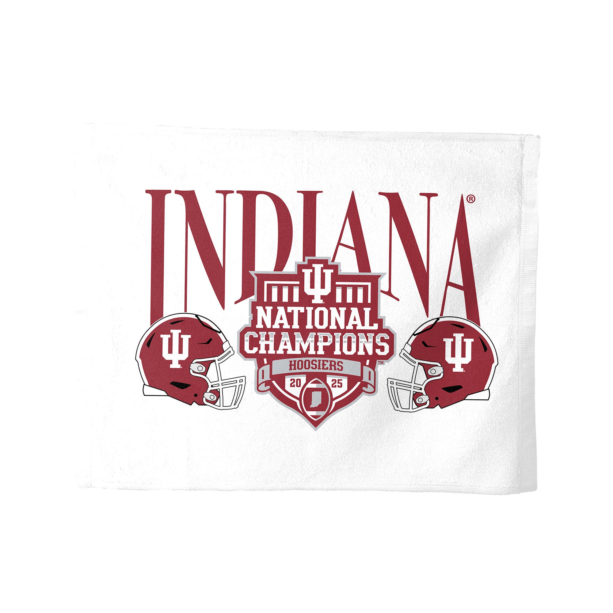 2025 NCAA Rally Towel 15x18 inches, INDIANA UNIVESITY, hi-res image number 0