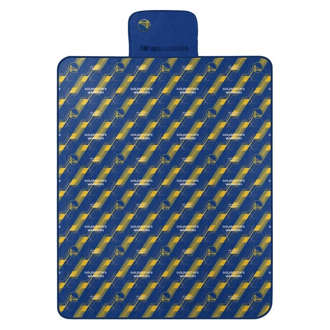 Warriors Hex Stripe Picnic Blanket, MULTI, hi-res image number 0