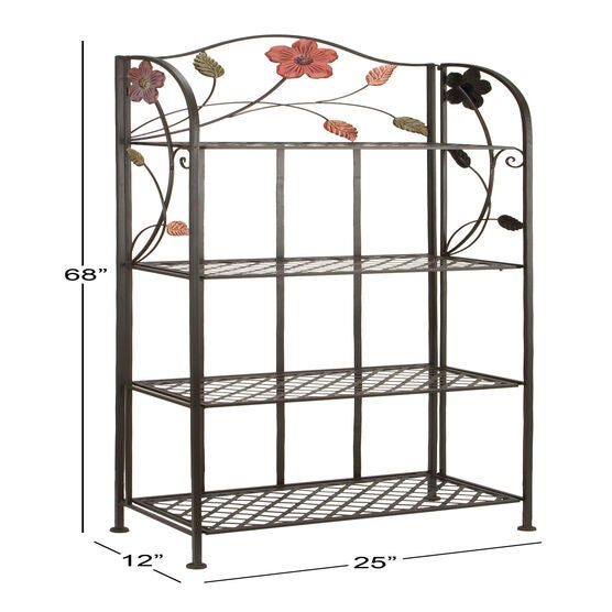 Black Iron Traditional Baker'S Rack, , alternate image number null