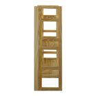 3-Shelf Folding Student Bookcase 20.75" Wide-Natural, , alternate image number null