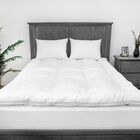 SensorPEDIC MemoryLOFT Classic 2.5-Inch Memory Foam and Fiber Mattress Topper, WHITE, hi-res image number null