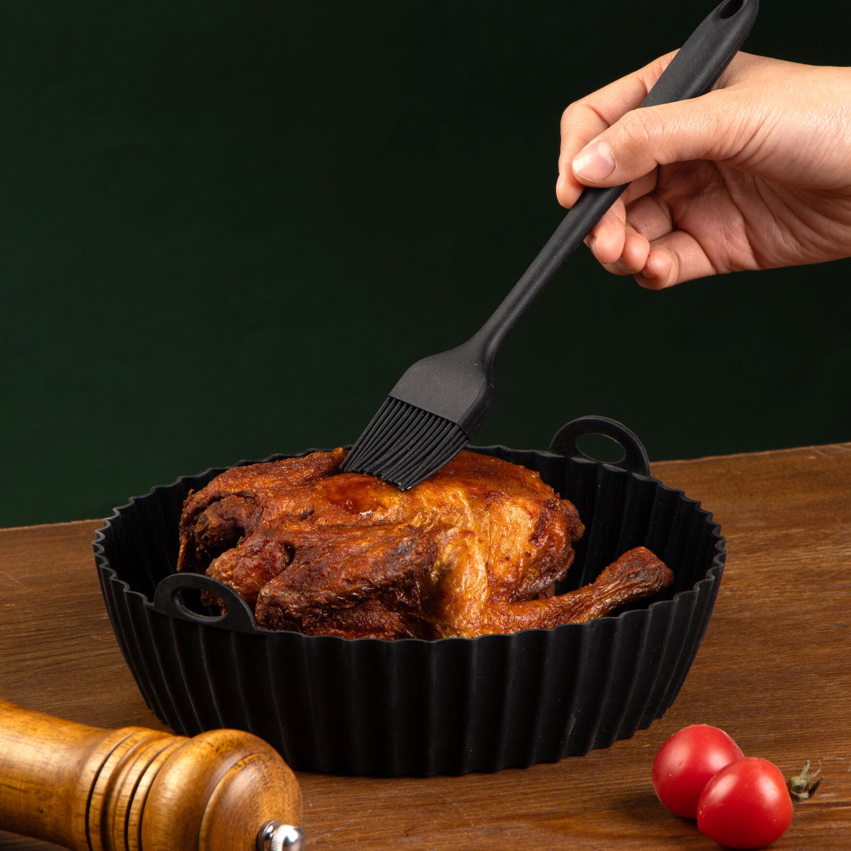 Air Fryer Reusable Silicone Liner Air Fryer Accessories Kit, , alternate image number 8