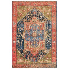 Marina Heriz Indoor/Outdoor Area Rug Red