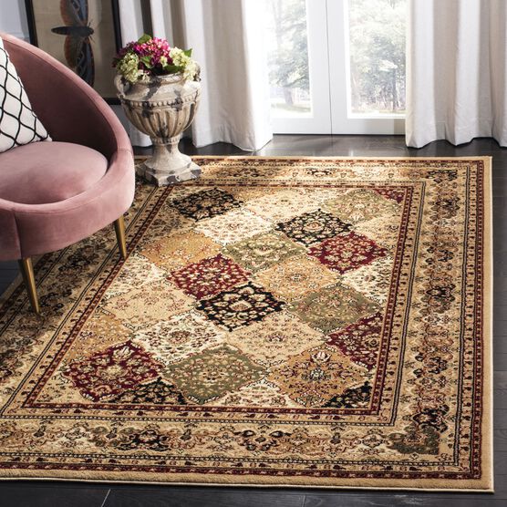 Lyndhurst 221 Multi / Beige 8' X 11' Large Rectangle Rug, , on-hover image number null