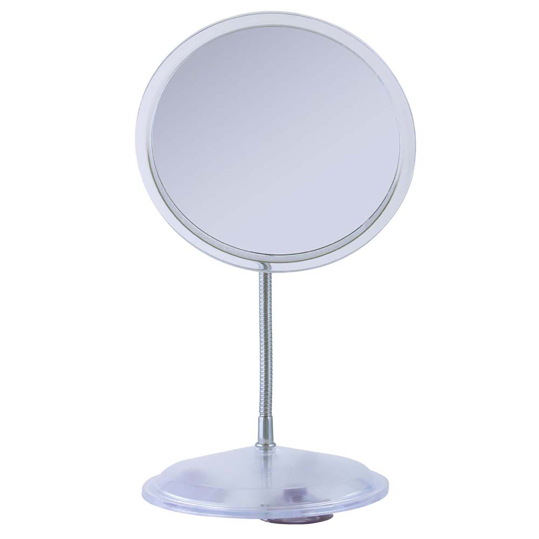 Gooseneck Vanity/Wall Mount Mirror 7X, CLEAR, hi-res image number 0