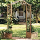 Resin Garden Arch Trellis, BRONZE, hi-res image number null