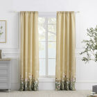Dandelion Taupe Curtain Panel Pair, TAUPE, hi-res image number null