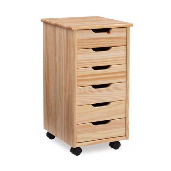 Croghan Six Drawer Rolling Storage Cart, , alternate image number null