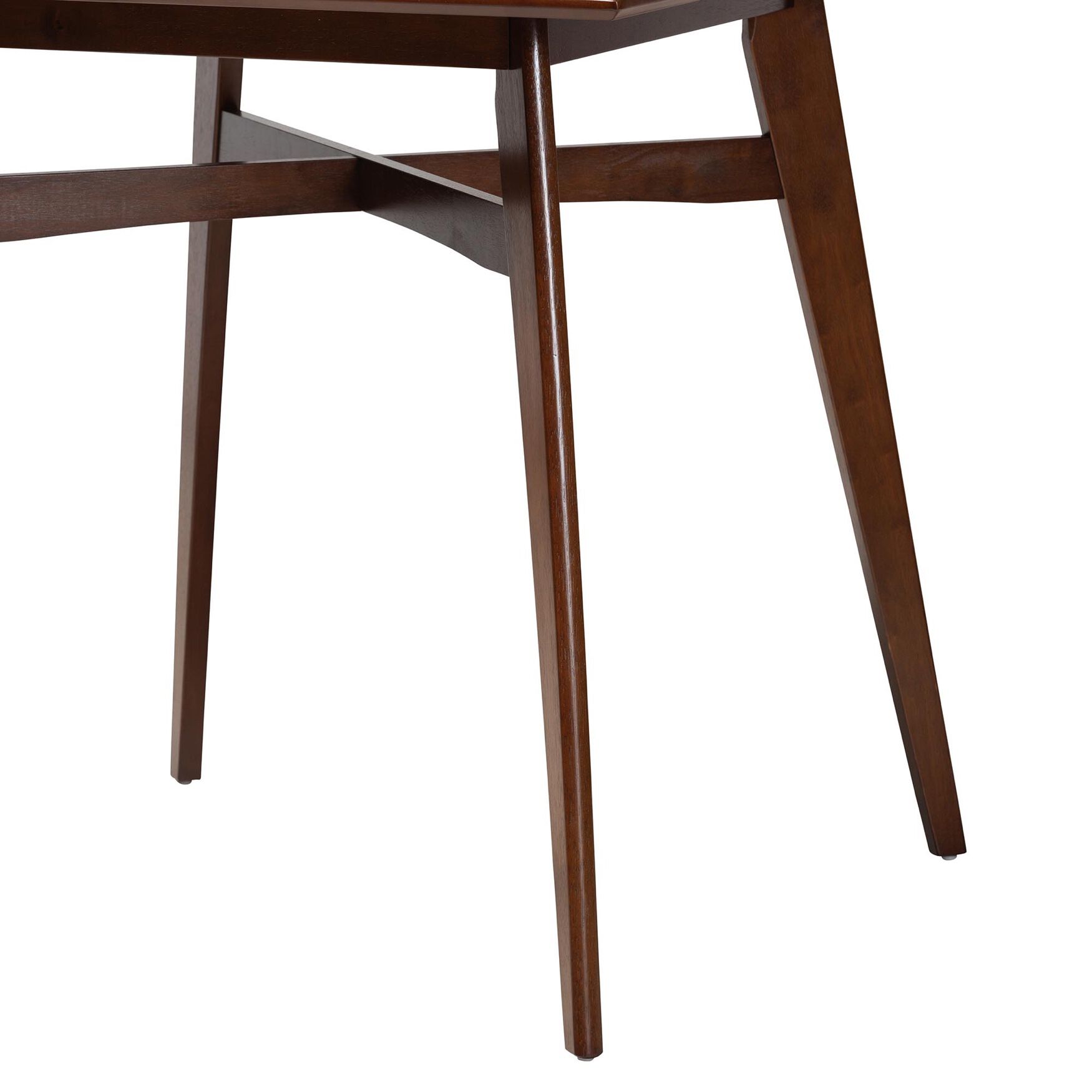 Leena Mid-Century Modern Black Finished Wood Counter Height Pub Table, , alternate image number 2