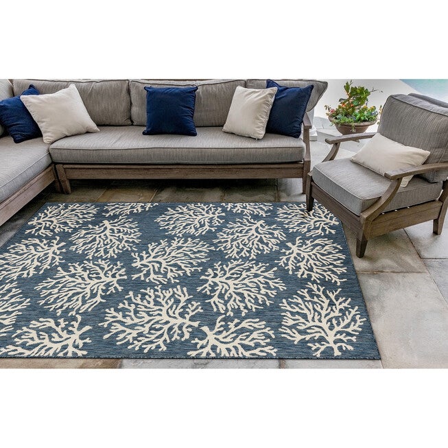 Liora Manne Carmel Coral Indoor/Outdoor Rug, , alternate image number null