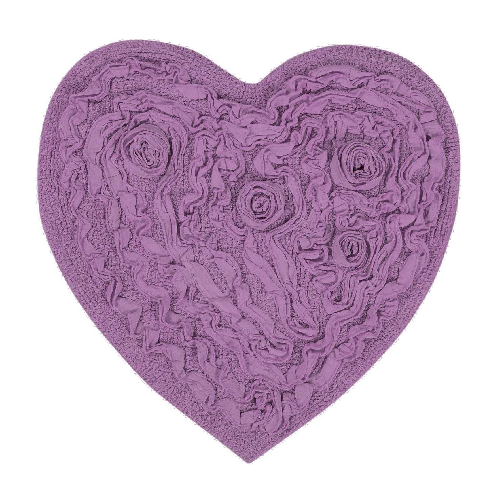 Bell Flower Bath Rug Collection, BLUE, hi-res image number 0