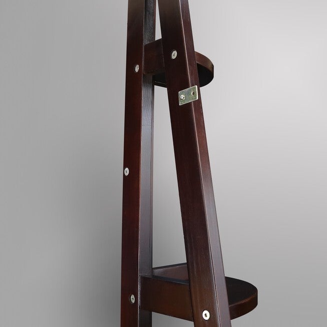 5-Shelf Corner Ladder Bookcase-Espresso, , alternate image number 11