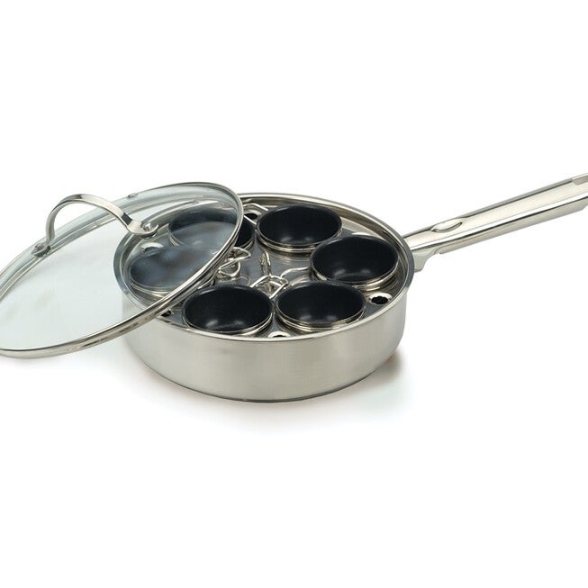 6 Egg Poacher Set, GRAY, hi-res image number null