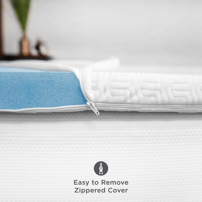 SensorPEDIC 2-Inch Prime Gel-Infused Memory Foam Mattress Topper, , alternate image number 3